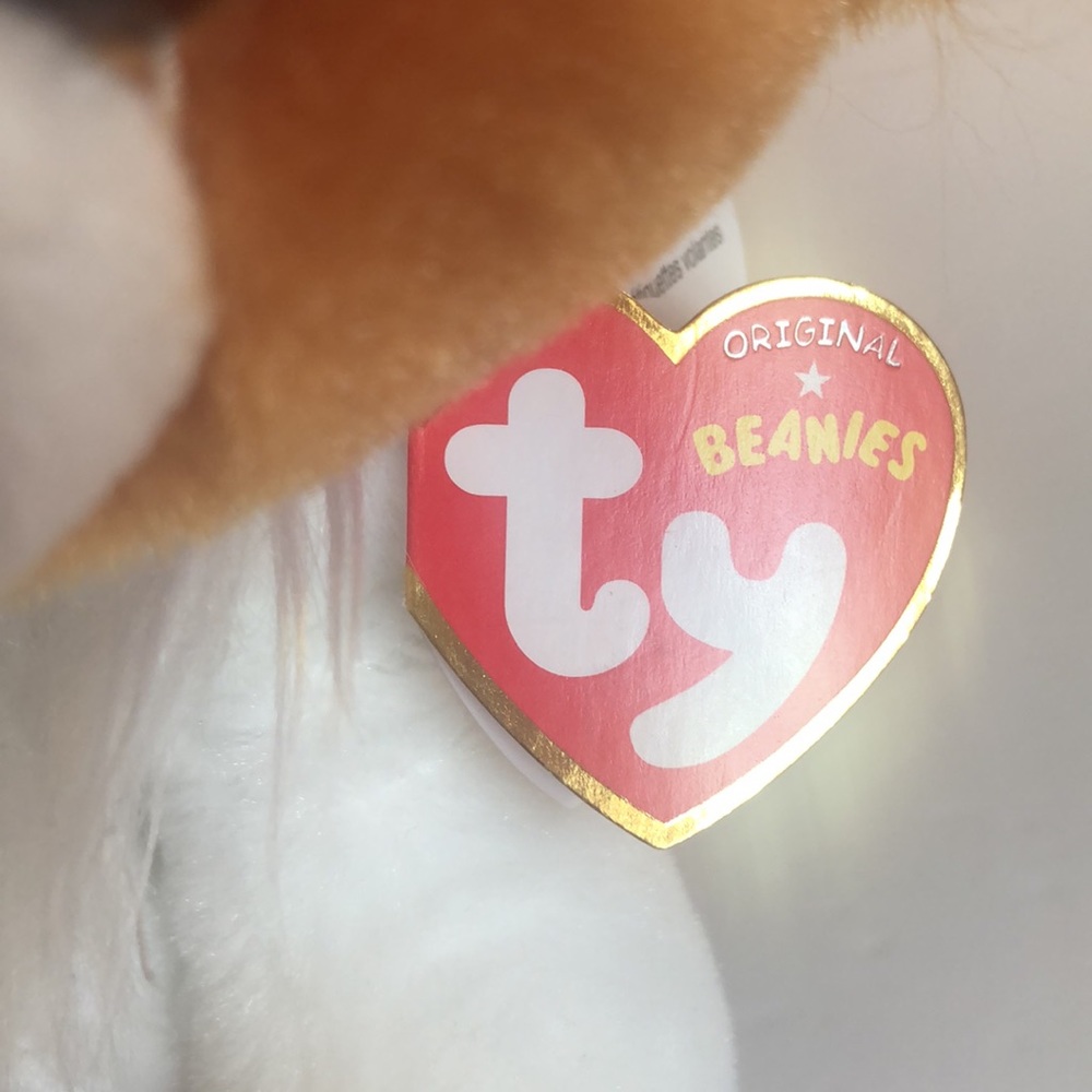 Velve Ty Original Beanies Barks Dog Plush With Swing Tag - Picture 6 of 11